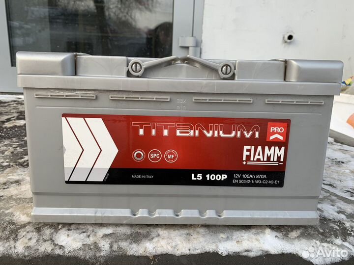 Акб 100 Ач Fiamm