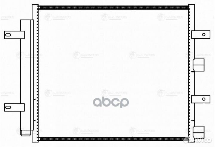 Конденсер jaguar XF 08- lrac 1014 luzar