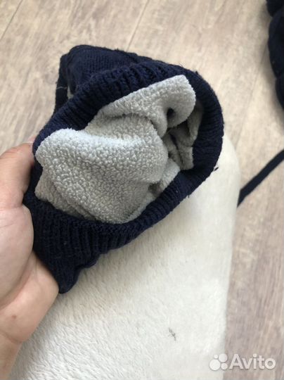 Комплект шапка варежки шарф