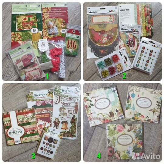 Наборы для создания открыток и альбомов по скрапу