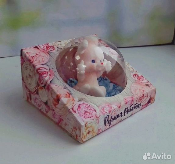 Мыло ручной работы зайчик лайки