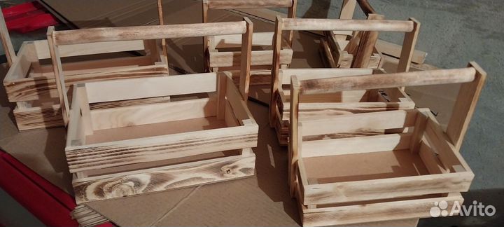 Ящик деревянный подарочный