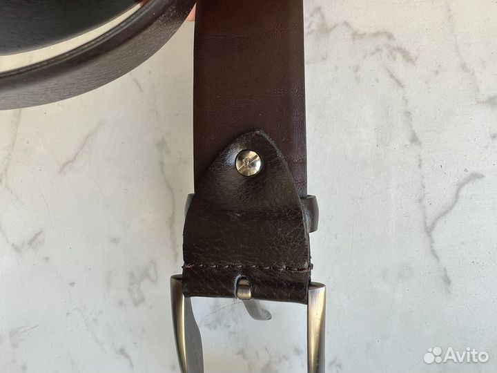 Ремень мужской кожаный новый
