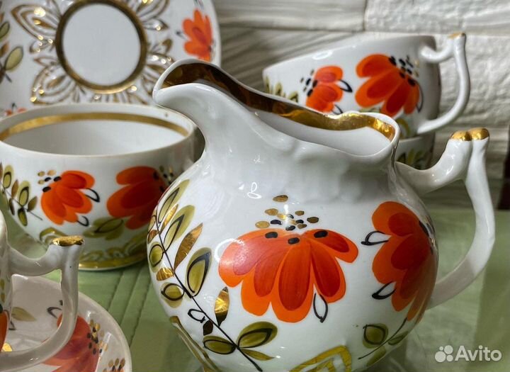 Чайный сервиз Маки Вербилки СССР