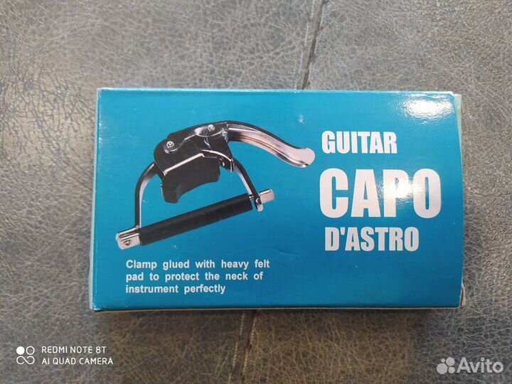 Каподастр для гитары: Guitar capo D'astro black
