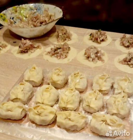 Манты и пельмени домашние