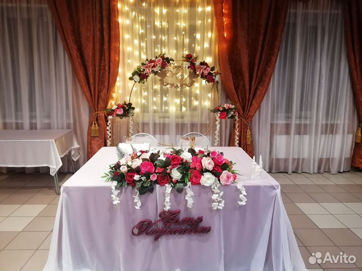 Комплект для оформления зала на свадьбу