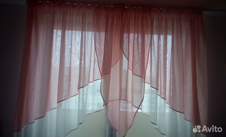 Штора на кухонное окно