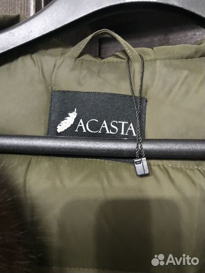 Пуховик парка acasta р 42 натуральная