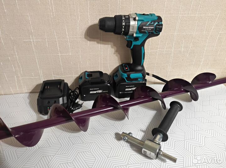 Ледобур Heimerdinger 150 Нм (9Ач) + Неро 110