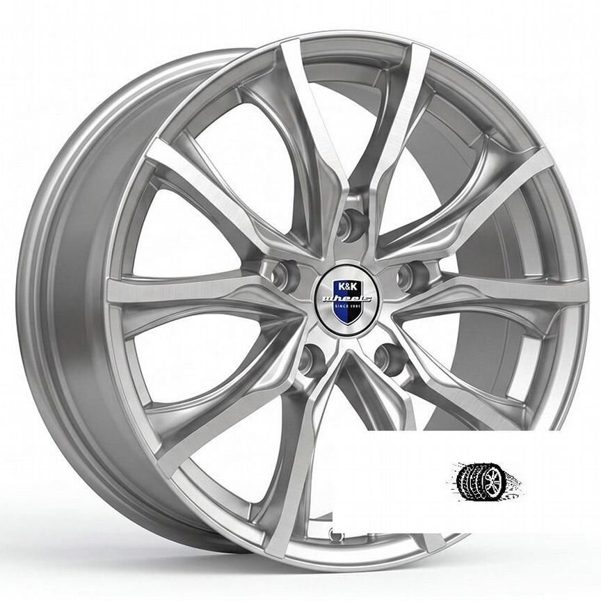 Литые диски K&K 7.5×R17 5×108