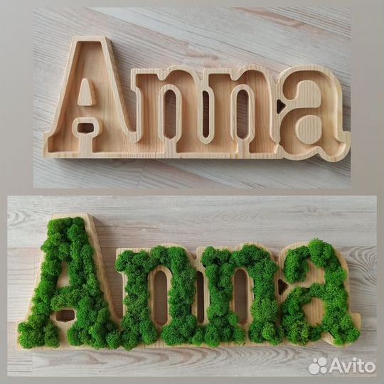 Панно из стабилизированного мха