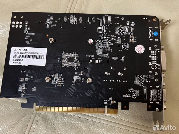 Видеокарта Sinotex nvidia GeForce GT 750
