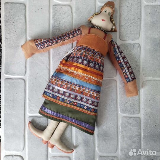 Кукла коллекционная текстильная