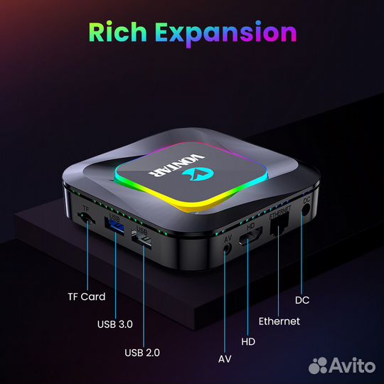 Настроенная приставка Vontar R3 4/64 Android iptv