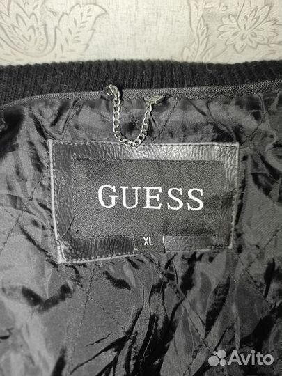 Кожаная куртка Guess