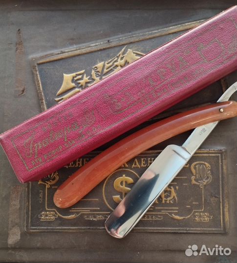 Опасная бритва sheffield, гравюра