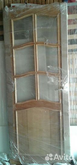 Дверь фанерованная дубовым шпоном б/у