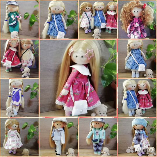 Кукла игровая и Интерьерная рост 30 см