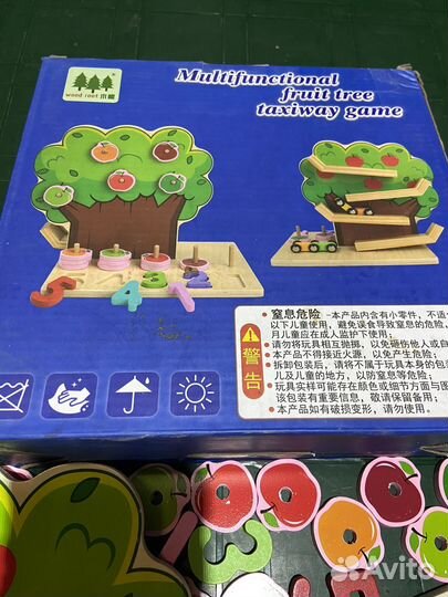 Игрушка детская развивающая деревянная