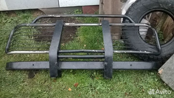 Передний силовой бампер на УАЗ. Хантер