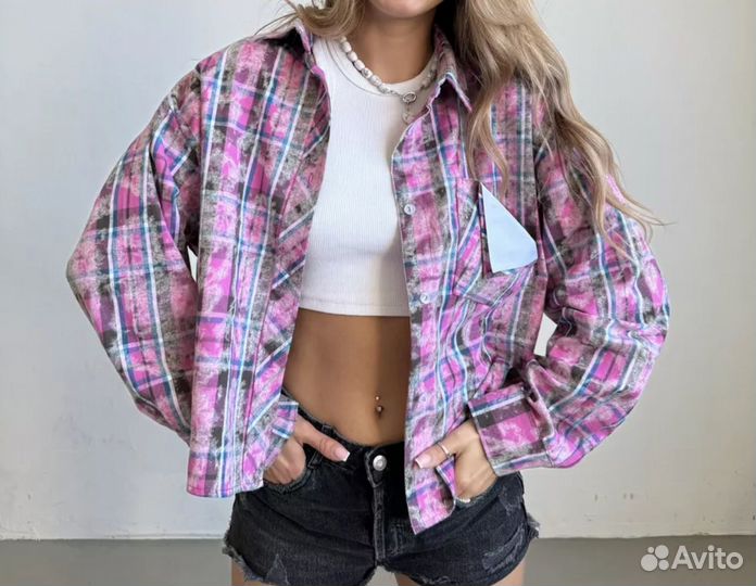 Рубашка в клетку