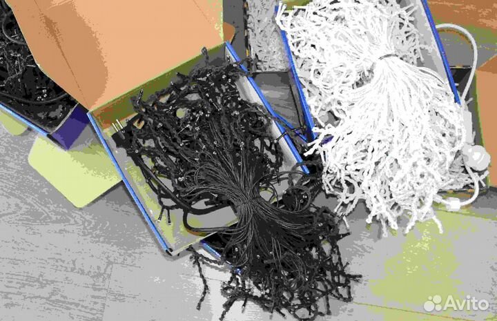 Гирлянда бахрома 25м