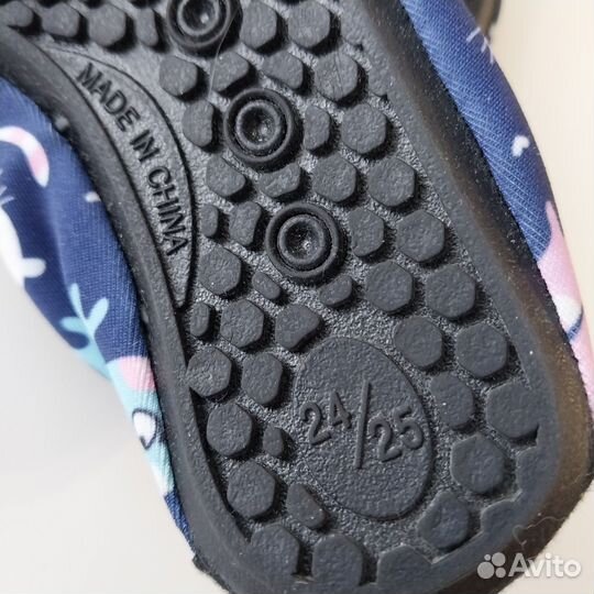 Караловые тапочки,аквасоки zale 24-25