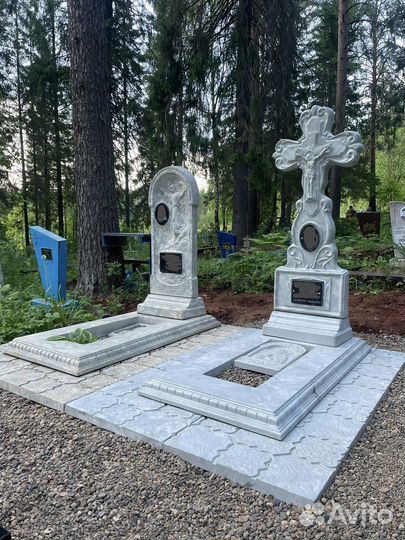 Памятники, оградки, благоустройство могил