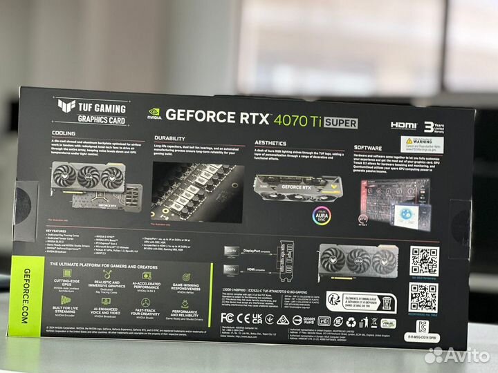 Новая видеокарта Ge Force RTX 4070 ti super