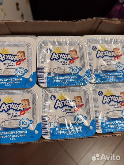 Творог агуша 12 шт