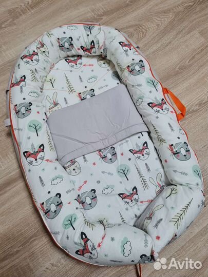 Кокон гнездышко Loombee с пледом