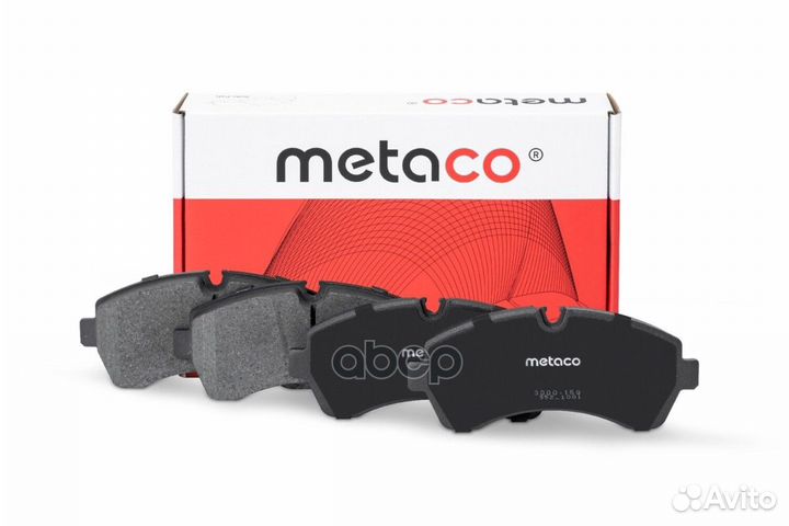 Колодки тормозные дисковые 3000-159 metaco