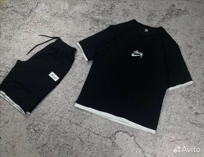 Костюм шорты и футболка Nike Stussy