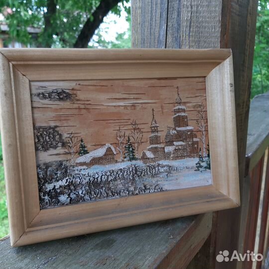 Картина на бересте