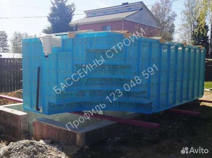 Чаша для бассейна 5,7х2,8 полипропиленовая