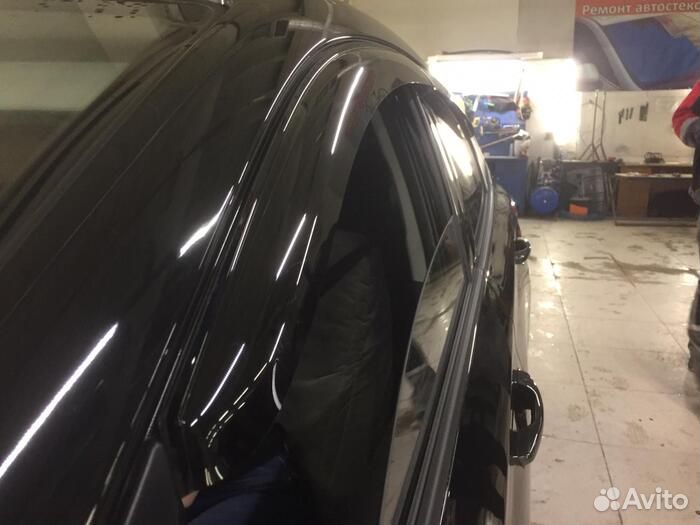 Дефлекторы боковых окон Hyundai Solaris Седан