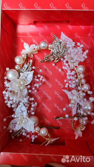 Диабета свадебная тиара веточка