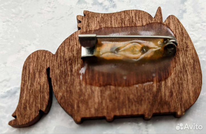 Значок с котом Pusheen