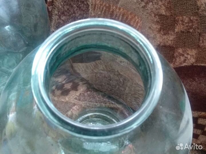 Бутыль стеклянный для вина, 10л, СССР