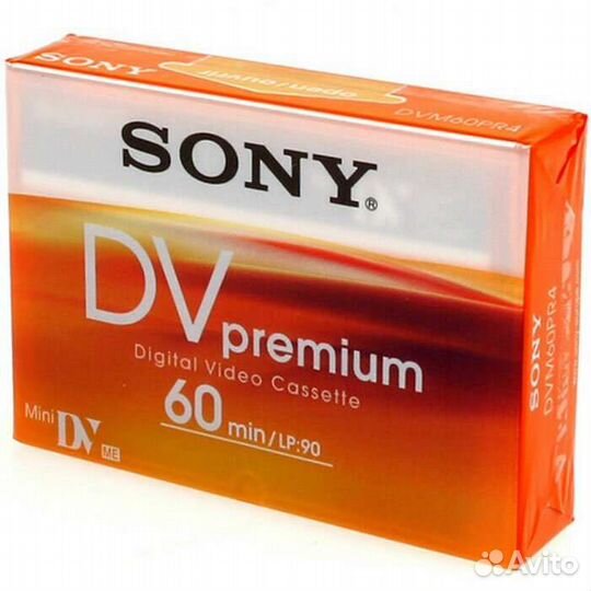 Видеокассеты miniDV Sony DV Premium 60min