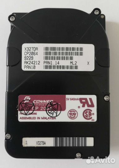 Винтажный жёсткий диск 2.5