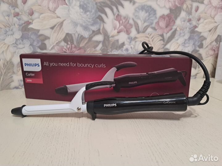 Щипцы для завивки волос philips