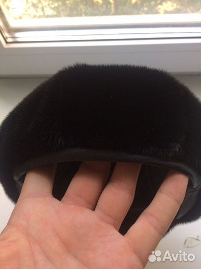 Меховая мужская кепка из нерпы