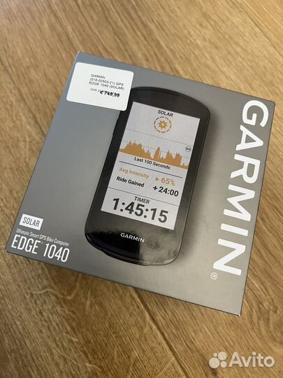 Велокомпьютер garmin edge 1040 solar
