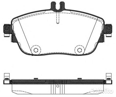 Колодки тормозные 1485.08 Remsa