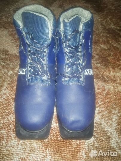 Лыжи беговые 205 с ботинками 45