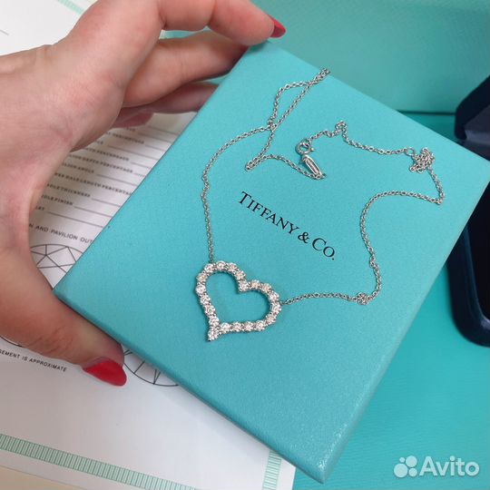 Tiffany колье из золота 750 пробы