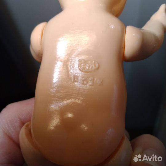 Пупс целлулоид СССР, резиновая старинная кукла