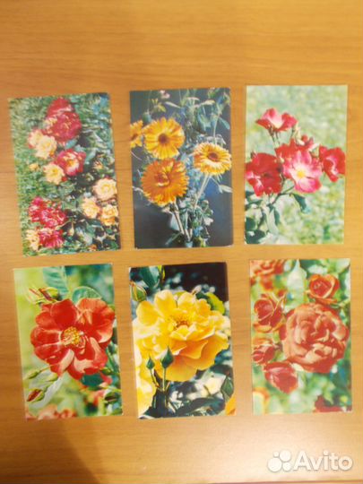 Открытки времен СССР - цветы